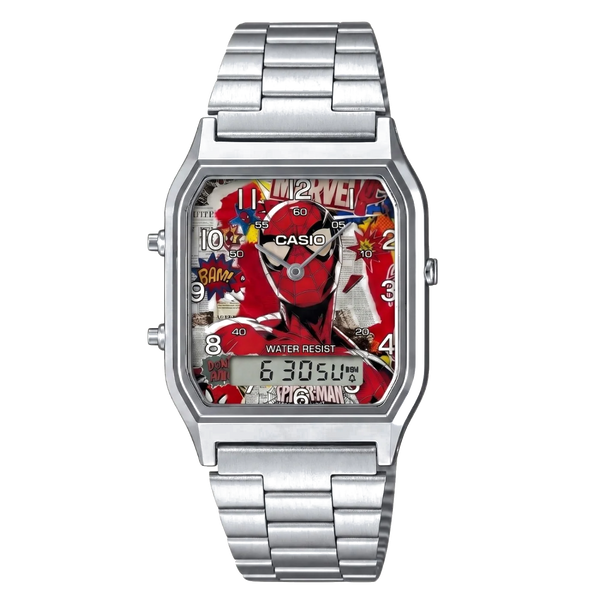 Casio AQ-230 Spider-Man Edition by Club Wear (29.8mm)