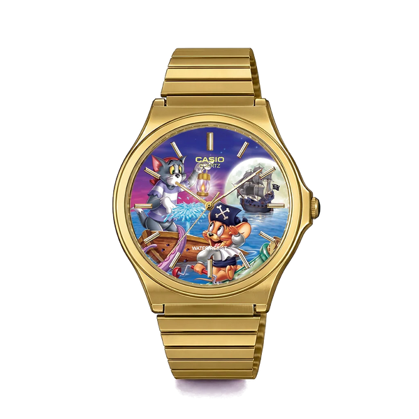 Casio MQ-24 Gold Tom ve Jerry-3 | Club Wear Custom
