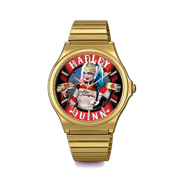 Casio MQ-24 Gold Harley Quinn | Club Wear Custom