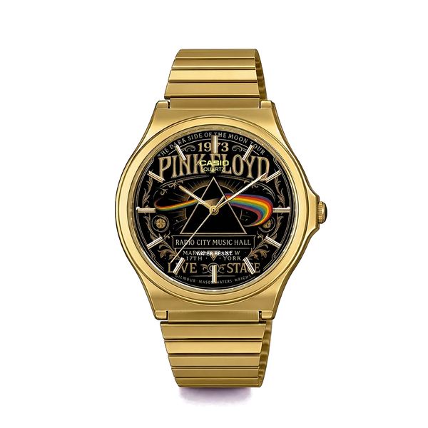 Casio MQ-24 Gold Pink Floyd | Club Wear Custom