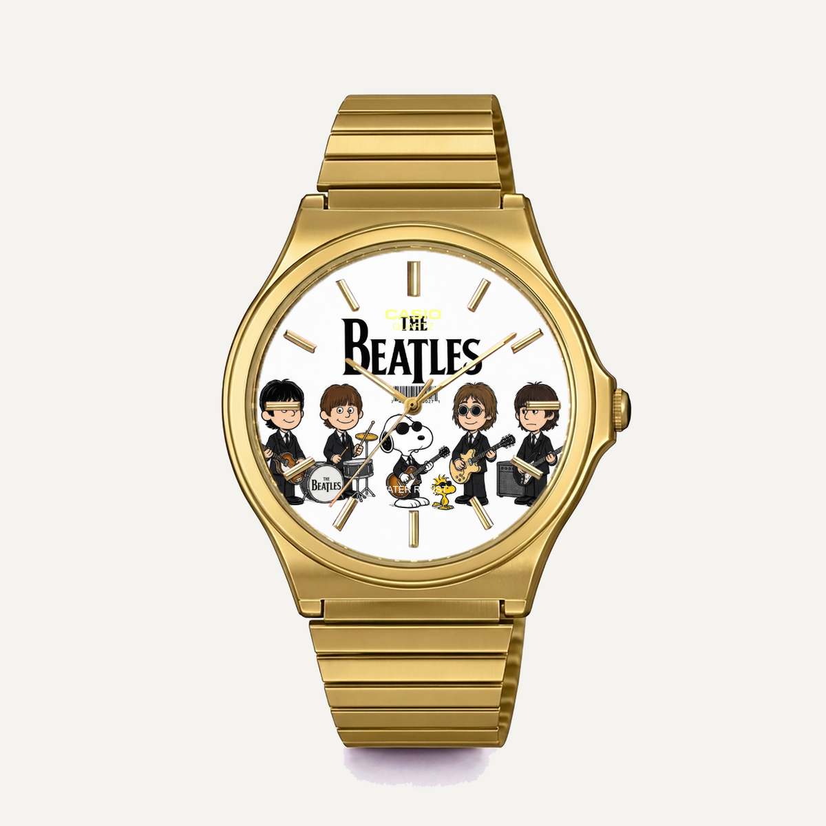 Casio MQ-24 Gold The Beatles | Club Wear Custom