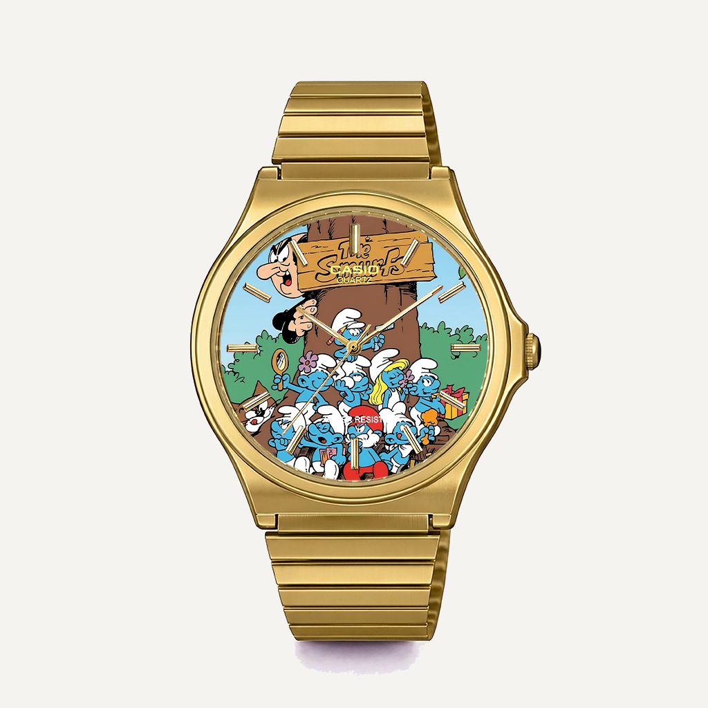 Casio MQ-24 Gold Şirinler-3 | Club Wear Custom