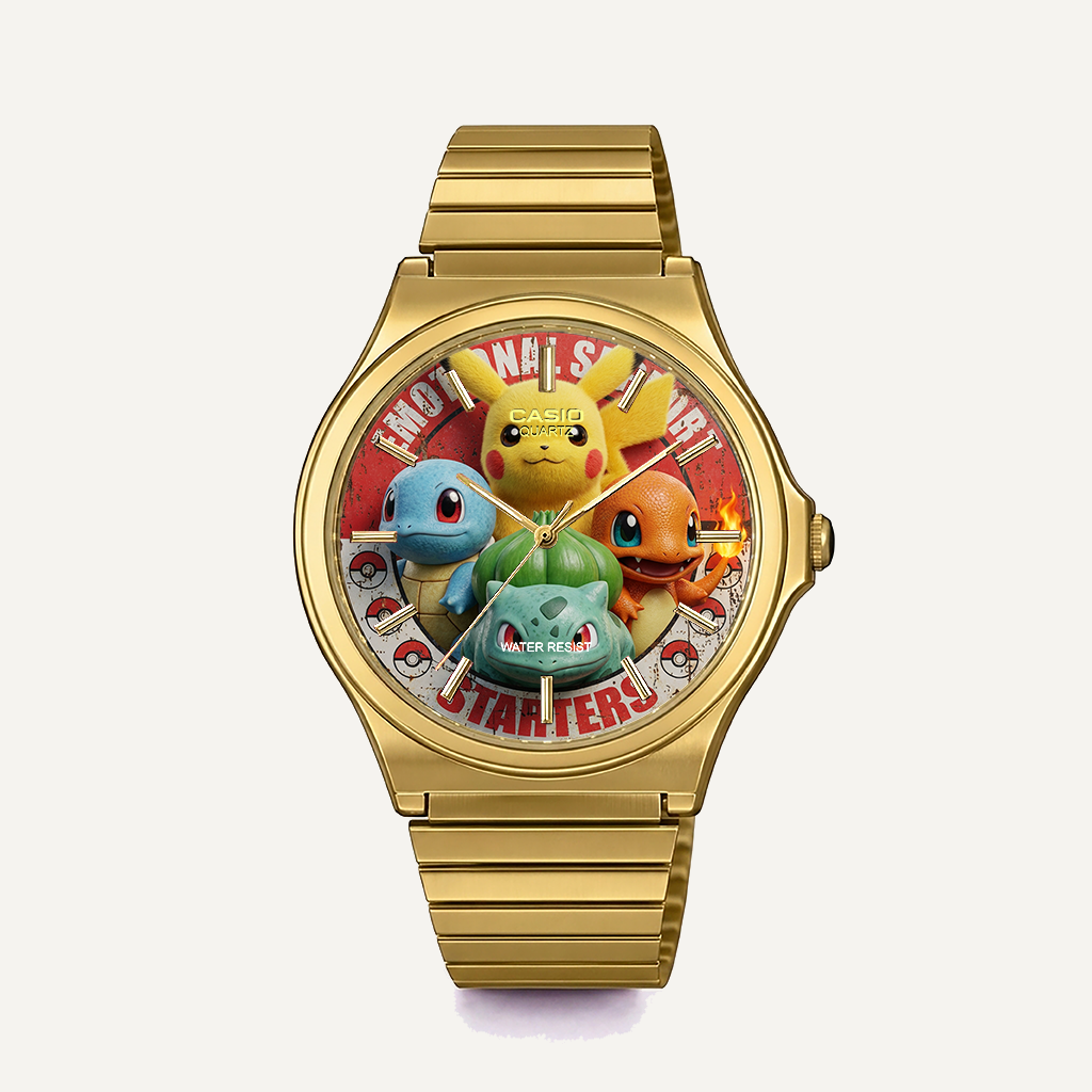Casio MQ-24 Gold Pokémon-20 | Club Wear Custom