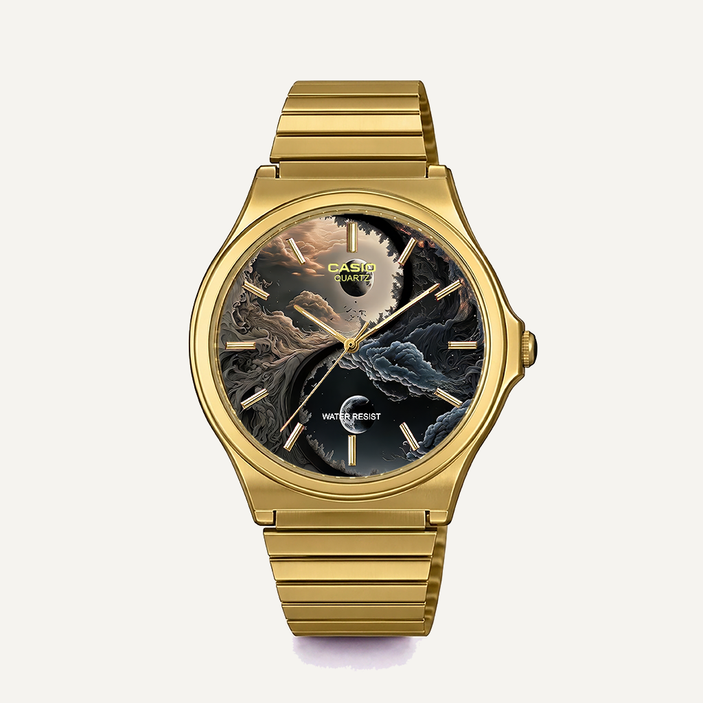 Casio MQ-24 Gold Dark Eclipse | Club Wear Custom