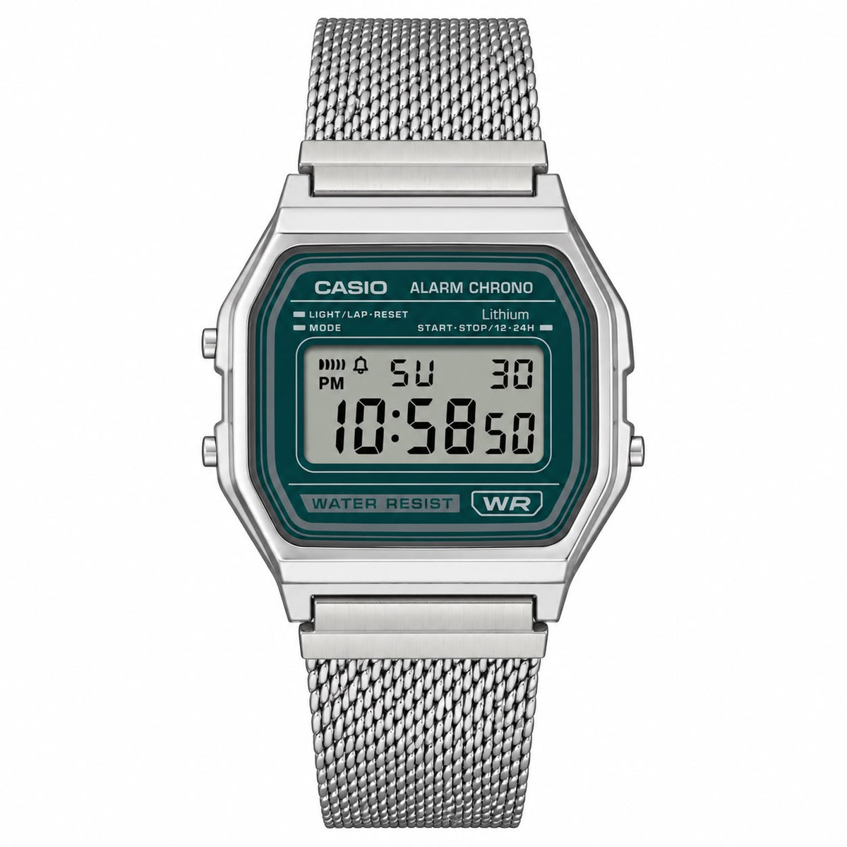 Casio A168WEM Çelik Hasır Kordon by Club Wear