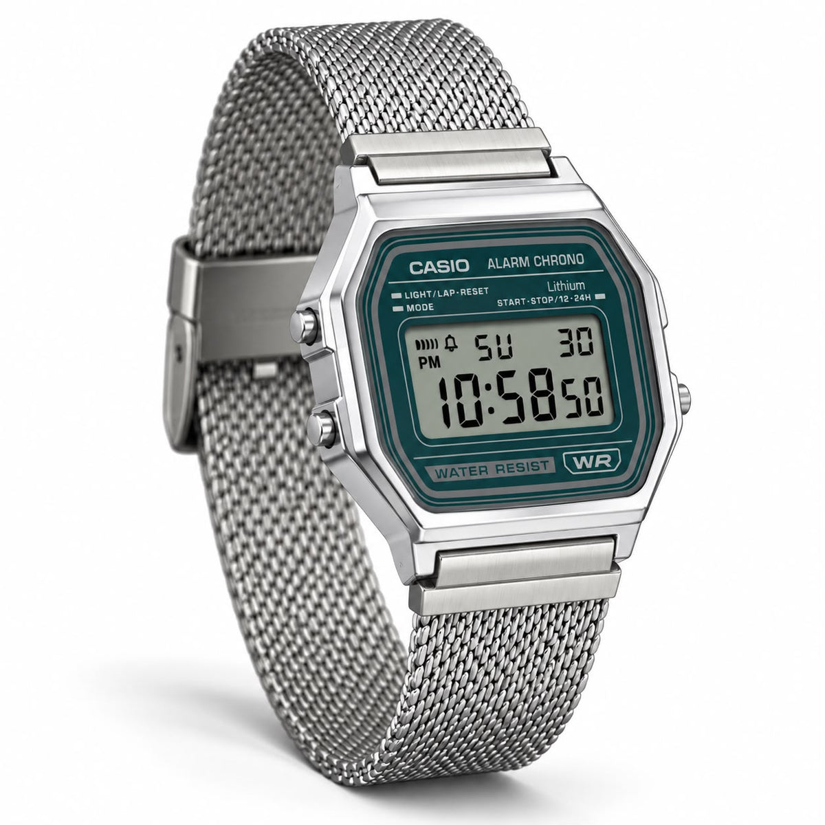 Casio A168WEM Çelik Hasır Kordon by Club Wear