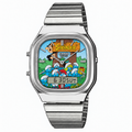 Casio AQ-240 Şirinler 3 Silver by Club Wear