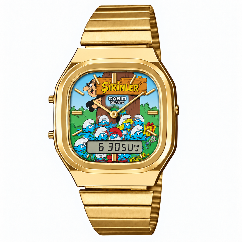 Casio AQ-240 Şirinler 3 by Club Wear