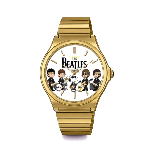 Casio MQ-24 Gold The Beatles | Club Wear Custom