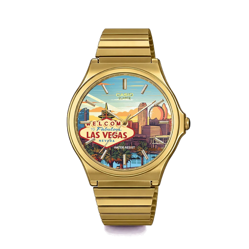 Casio MQ-24 Gold Las Vegas | Club Wear Custom