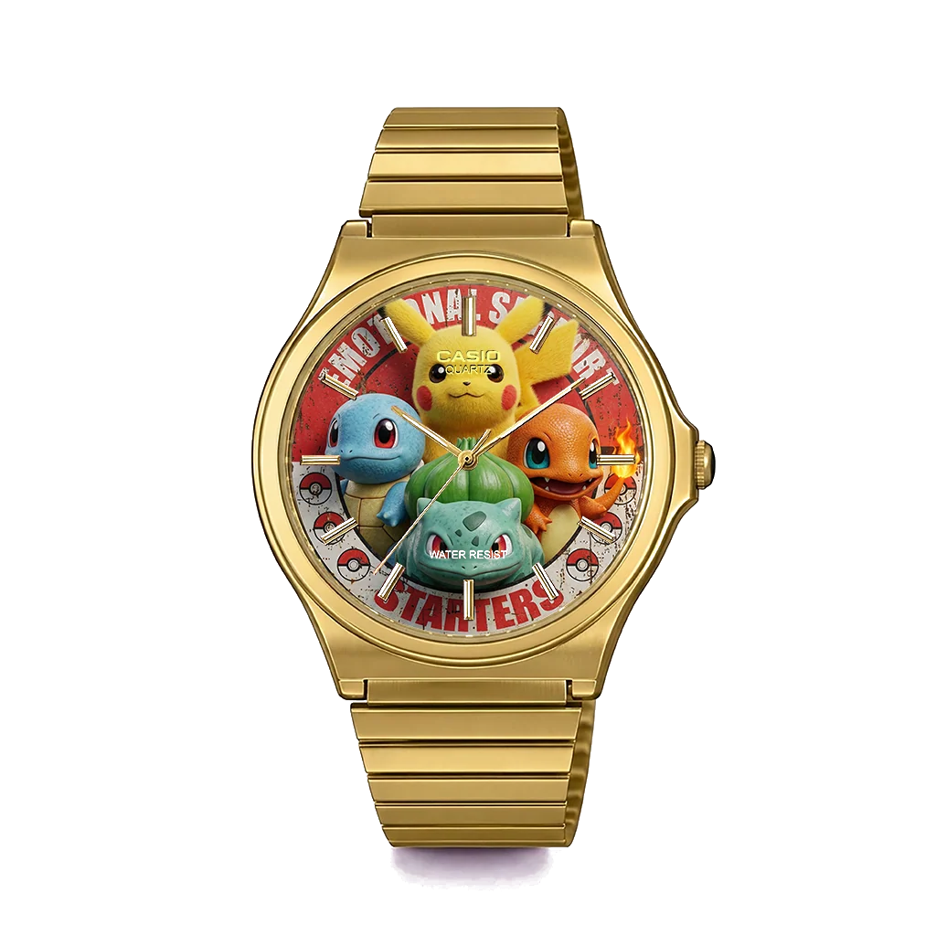 Casio MQ-24 Gold Pokémon-20 | Club Wear Custom