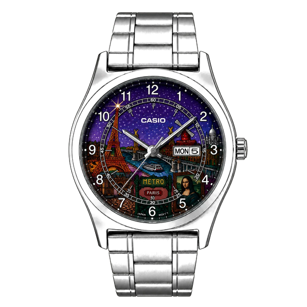 Casio V006D Paris Edition by Club Wear (38mm)