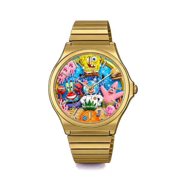 Casio MQ-24 Gold Sünger Bob-3 | Club Wear Custom