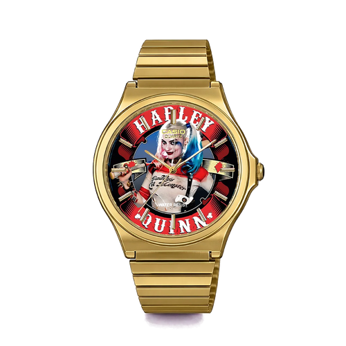 Casio MQ-24 Gold Harley Quinn | Club Wear Custom