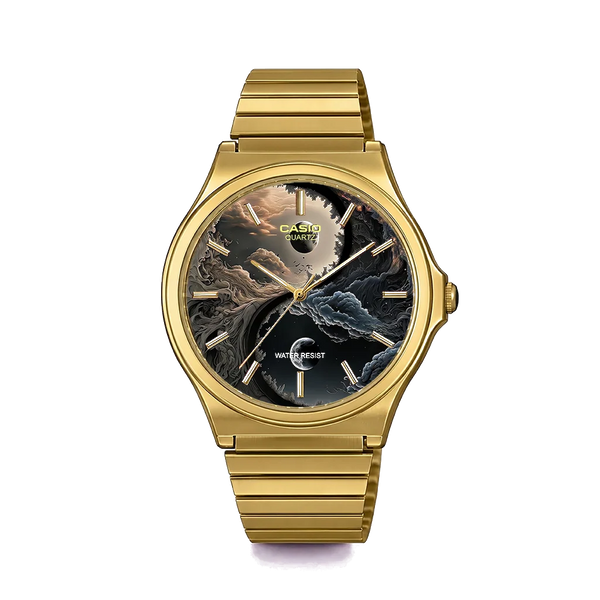 Casio MQ-24 Gold Dark Eclipse | Club Wear Custom