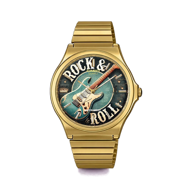 Casio MQ-24 Gold Rock & Roll | Club Wear Custom