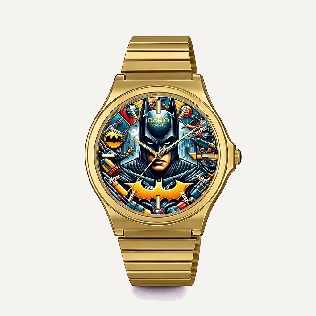 Casio MQ-24 Gold Batman | Club Wear Custom
