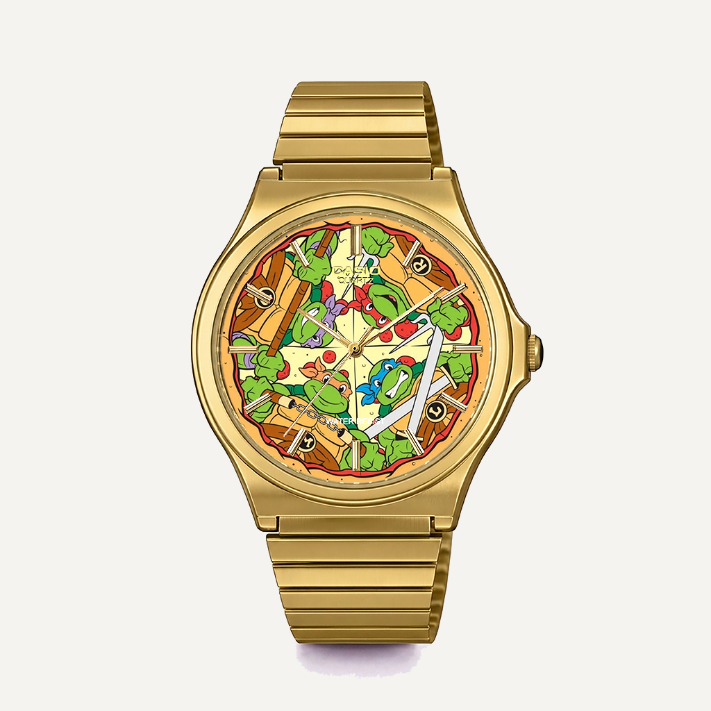 Casio MQ-24 Gold Ninja Kaplumbağa | Club Wear Custom