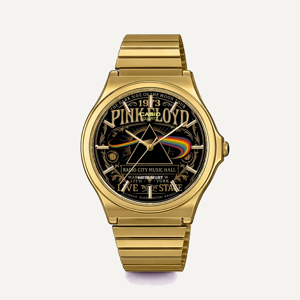 Casio MQ-24 Gold Pink Floyd | Club Wear Custom