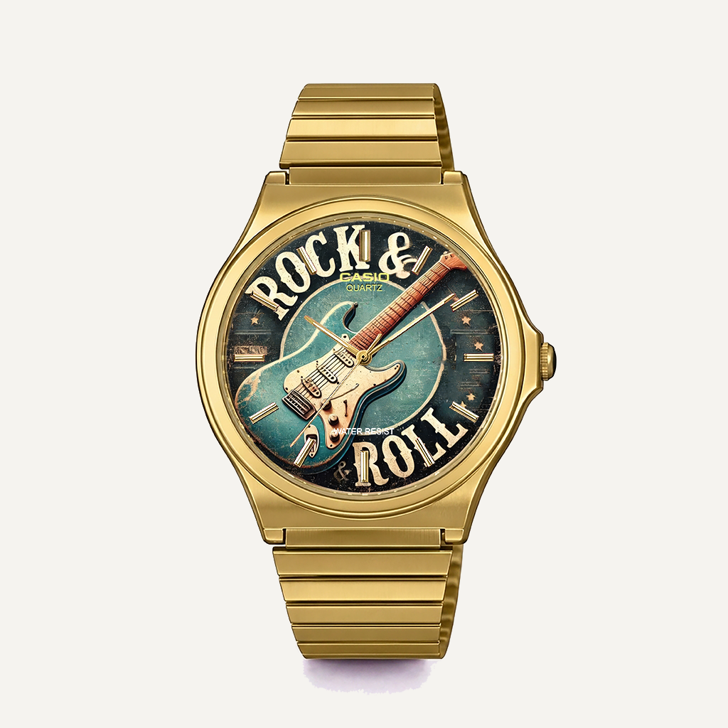 Casio MQ-24 Gold Rock & Roll | Club Wear Custom